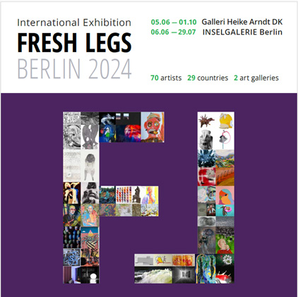 Ansicht Katalog zur Ausstellung Fresh Legs 2024 mit Beteiligung der Fotokünstlerin Ria Siegert